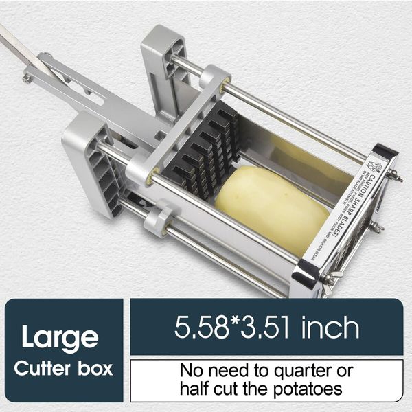 French Fry Cutter  Potato Chipper Cutter Stainless Steel