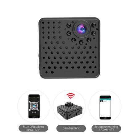 1080P Wireless Wifi Camera Home Security Micro Camcorder Baby Monitor Night Vision Motion Detection AP Hotspot Small Cam