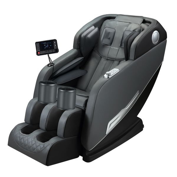 HOMASA Massage Chair Full Body Zero Gravity Shiatsu Kneading Airbags Heated Vibration Massager Recliner Bluetooth Speaker