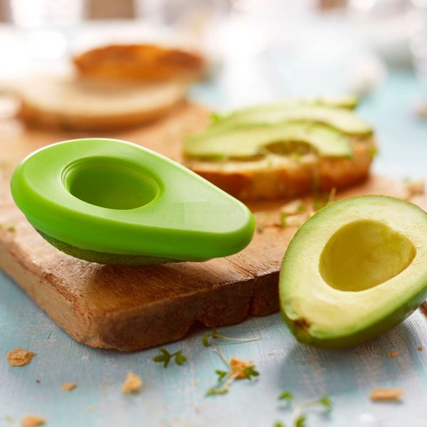 Avocado Huggers Silicone Reusable Avocado Savers with Pit Storage,BPA Free,Dishwasher Safe Holder,Large & Small Set (2pc)