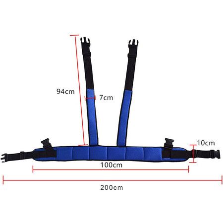 Wheelchair Seat Belt, Adjustable Wheelchair Attachment Strap