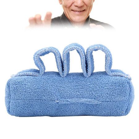 Fingers Separation Pad, Finger Separator, Anti-Bedsore Elder Bedridden Patients Finger Caring (Blue)