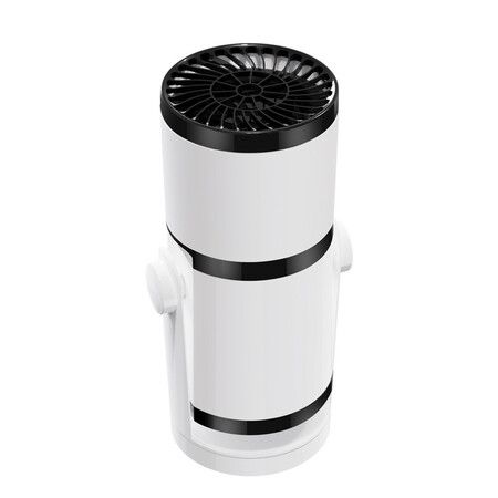 Portable Car Heater for Window Defroster Demister, 12 V 2 and 1 Hot and Thermal Cooling Fan Ceramic Plug-in Cigarette Lighter for Car-White