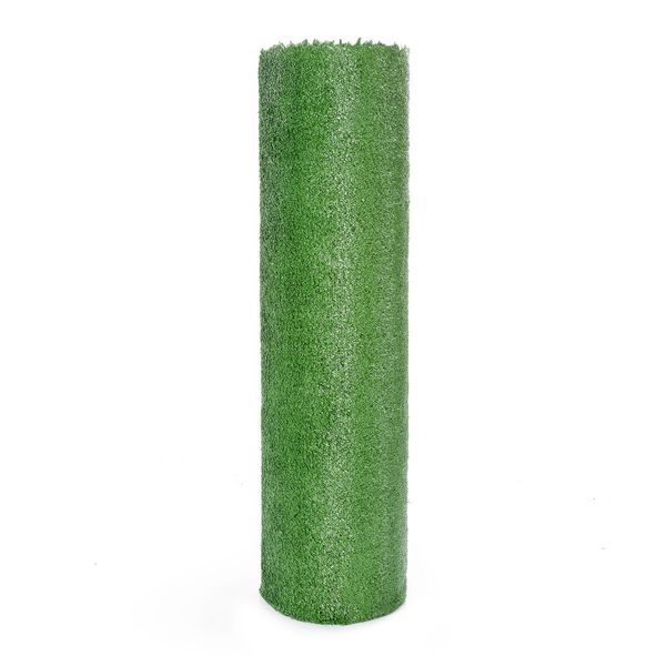 2x5M Artificial Grass Roll  Fireproof Fake Synthetic Turf Faux Lawn 10SQM Plastic Plant Mat Flooring Yarn Decor Olive 15mm 10 Pins