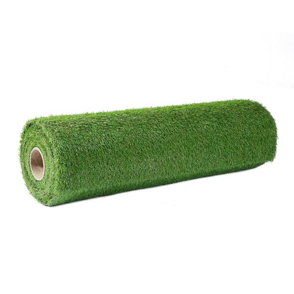 Artificial Grass Roll Fireproof Synthetic Fake Lawn 10SQM 1x10m 30mm Turf Yarn Plastic Faux Plant Mat Flooring Carpet Decor 10 Pins