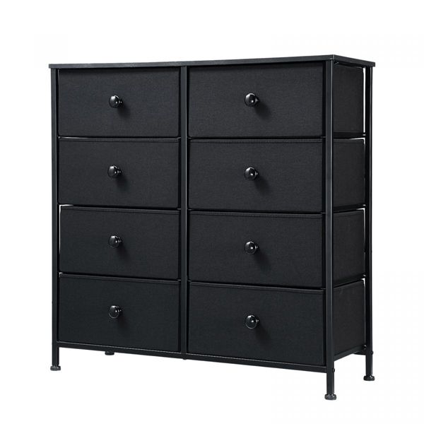 Chest of 8 Drawers Dresser Storage Table Unit Bedroom Living Room Furniture Cabinet Organizer Hallway Clothes Organiser