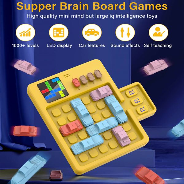 Super Slide Puzzle Games 1500+ Leveled Flow Brain Teaser Travel Games for Adult Interactive Fidget Toys Ages 8+