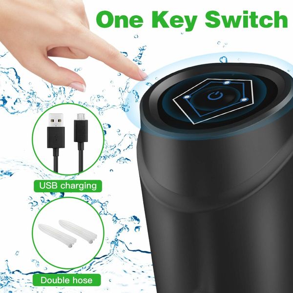 Electric Drinking Water Pump Portable Water Dispenser Universal USB Charging Water Bottle Pump for Home Camping