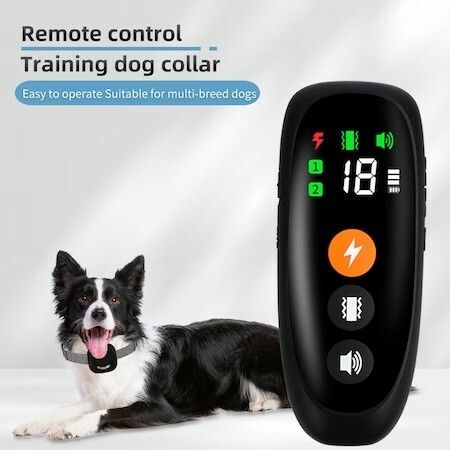 Auto Anti bark and Remote Training 2 in 1 Bark Collar, Shock Vibration Beep 800 Meters Dog Training Collar
