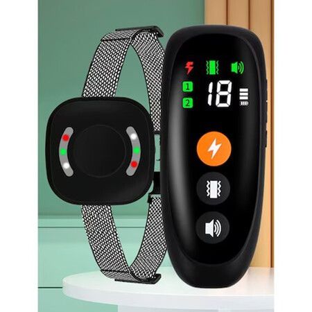 Auto Anti bark and Remote Training 2 in 1 Bark Collar, Shock Vibration Beep 800 Meters Dog Training Collar