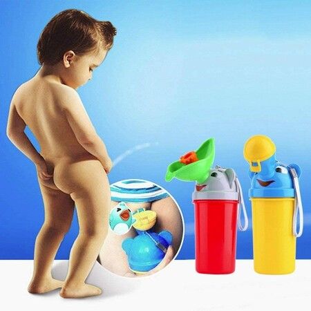 Portable Baby Child Potty Urinal Emergency Urinal Toilet for Camping Car Travel and Kid Potty Pee Training (Girls)