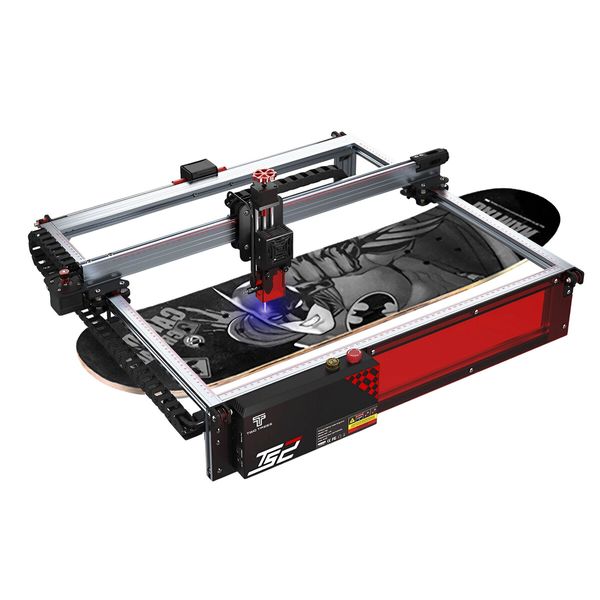 Laser Engraver Wood Cutter Engraving Etching Cutting Machine Auto Focus Eye Protection For Windows APP Remote Control