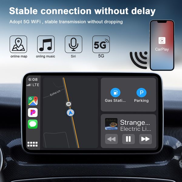 iPhone Wireless CarPlay Adapter/Dongle iPhone Wired to Wirelss Carplay Converter For Wired CarPlay Car