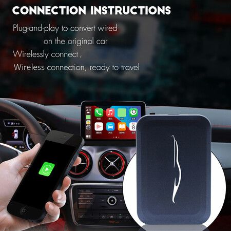 IOS CarPlay Adapter Carplay Box Convert Wired To Wireless Wireless USB and Type-c Interfaces CarPlay Dongle Adapter for CarPlay Cars