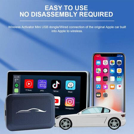 IOS CarPlay Adapter Carplay Box Convert Wired To Wireless Wireless USB and Type-c Interfaces CarPlay Dongle Adapter for CarPlay Cars