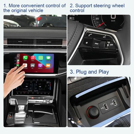 IOS CarPlay Adapter Carplay Box Convert Wired To Wireless Wireless USB and Type-c Interfaces CarPlay Dongle Adapter for CarPlay Cars