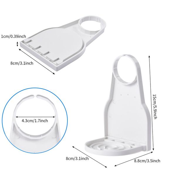 Laundry Detergent Cup Holder Detergent Drip Catcher, Laundry Organizer Clip Tight on Laundry Bottle Spouts