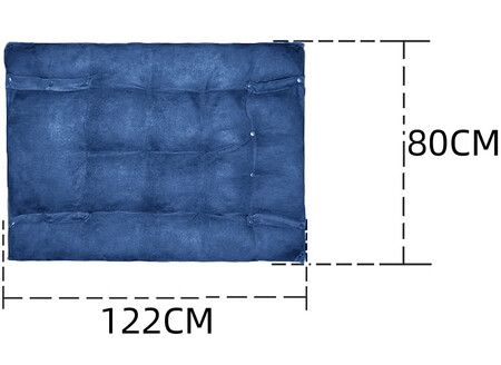 Dog Beds,Pet Calming Bed Winter,Foldable Washable Dog Bed Cat Beds, Dog Sofa Bed Multifunctional Dog Bed, Three Forms Blue