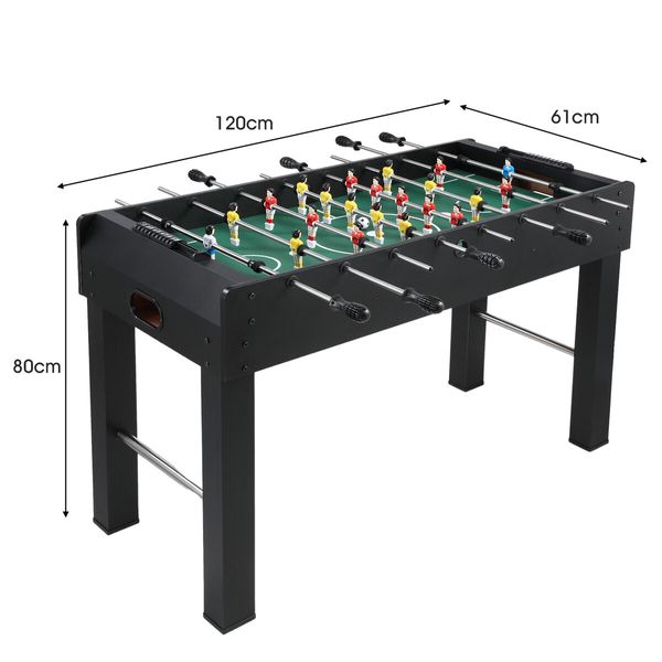 Foosball Table Soccer Board Game Football Tabletop Arcade Gaming Desk Sport Entertainment Family Party Toy Indoor