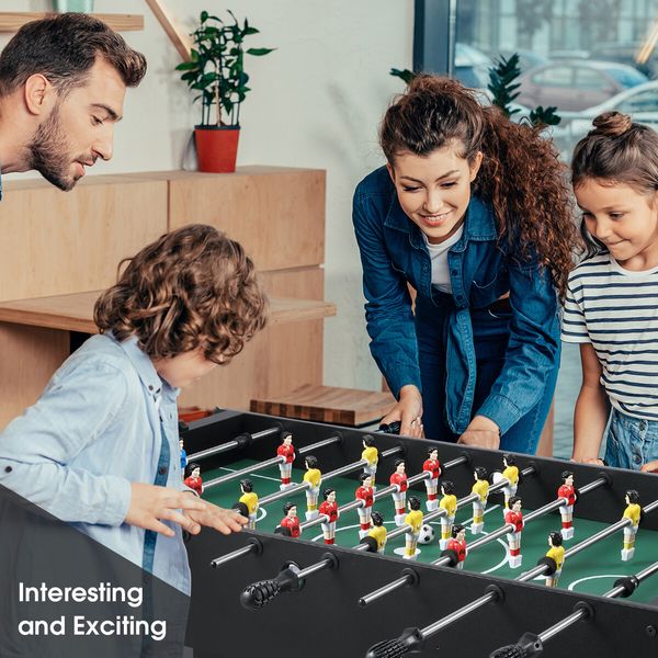 Foosball Table Soccer Board Game Football Tabletop Arcade Gaming Desk Sport Entertainment Family Party Toy Indoor