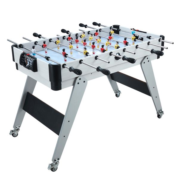 5 IN 1 Gaming Desk Pool Table Tennis Foosball Soccer Ice Hockey Mini Billiard Game Set Tabletop Sport Party Entertainment