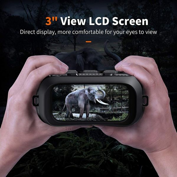 Night Vision Binoculars,FHD Infrared Digital Night Vision Goggles with Distant Night Visible Range,32GB TF Card for Media Storage,Perfect for Adventure and Surveillance