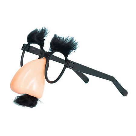 Funny Nose Disguise Glasses with Mustache, Birthday Party Favors, Halloween Costume Accessories