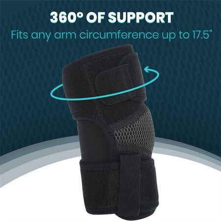 Men's and Women's Neoprene Compression Sleeve Elbow Right Arm Support Golfer's Tendonitis Bursitis