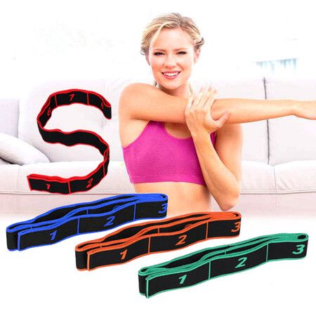 Fitness Elastic Yoga Resistance Band Gym Sport Training Pitales Belt Stretch Latin Dance Tape