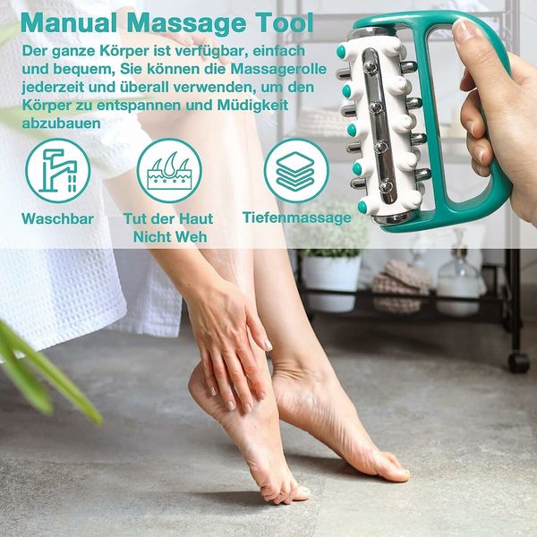 Fascia Release and Cellulite Remover Muscle Massage Roller, Therapy Massager Tool for Men and Women