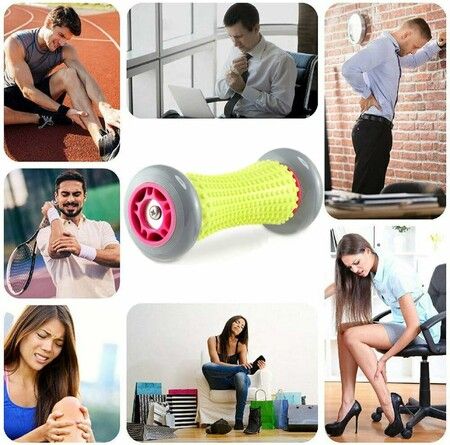 Foot Massage Roller for Plantar Fasciitis and Relieving Muscle Pain,Stress,Relaxation