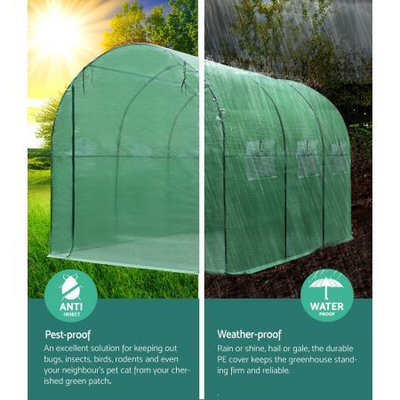 Greenfingers Greenhouse Garden Shed Green House 3X2X2M Greenhouses Storage Lawn