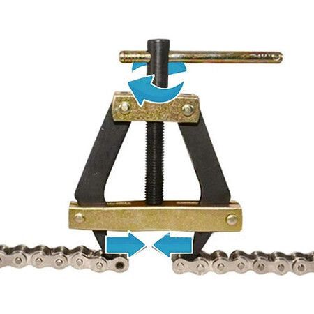 25-60 Holder Puller and Breaker Cutter, Outdoor Roller Chain Breaker Tool Size:25-60#