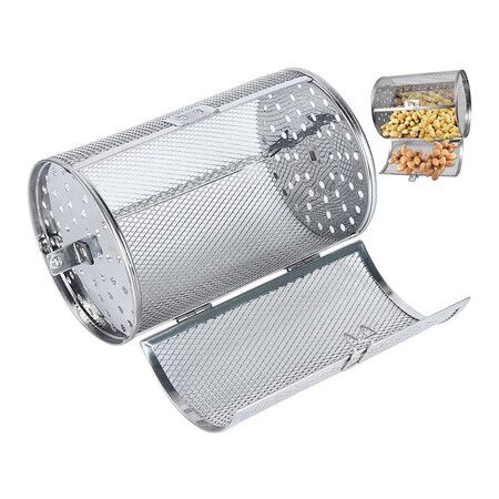 Rotisserie Basket,Air Fryer Oven Cages, 360 Degree Rotatable Heating Oven Basket