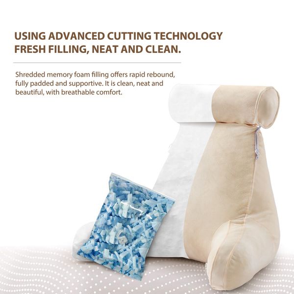 how to clean a backrest pillow