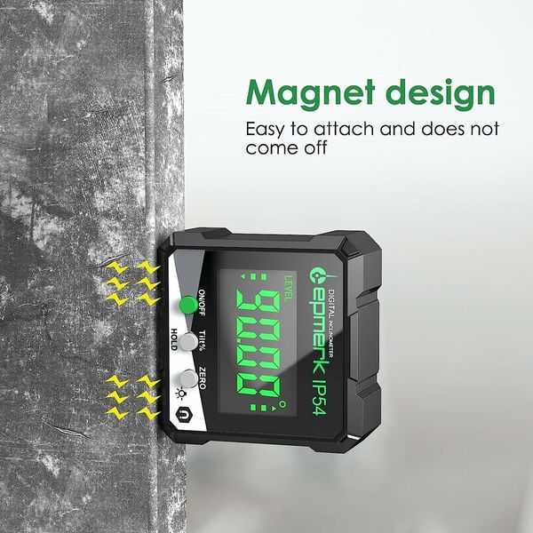 Magnetic Digital Angle Finder Mini Digital Level Angle Gauge Electronic Level Angle Finder Tool