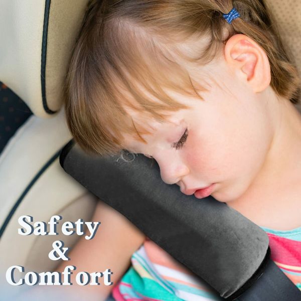 2pcs Seatbelt Pillow, Car Seat Belt Covers for Kids, Adjust Vehicle Shoulder Pads