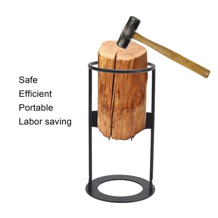 Wood Splitting Tool, Stable Manual Wood Splitter for Farms for Oak Size:11 x 11 x 20 CM