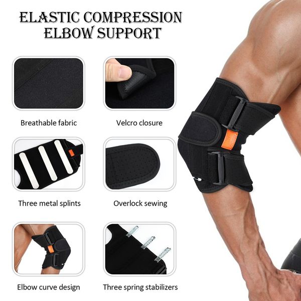 Elbow Brace, Elbow Immobilizer Stabilizer Support Brace for Men, Women