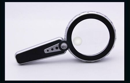 Magnifying Glass with Light LED Handheld Illuminated Lighted , 3 Cool and Warm Light Modes & Adjustable Brightness, Seniors Reading,Powered by USB