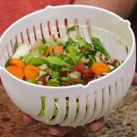 Salad Cutter Bowl and Chopper In One Fruit Vegetable Chopper