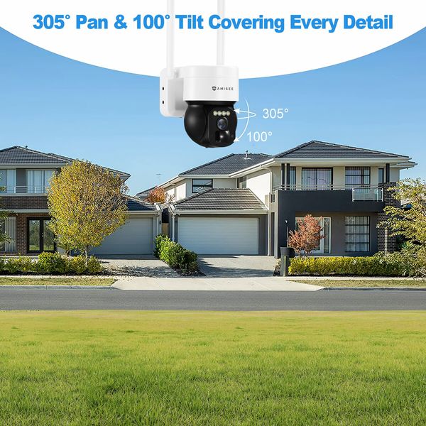 4G LTE Security Camera Spy House Home CCTV Wireless Solar Surveillance System 2K HD 3MP WIFI PTZ Outdoor PIR Motion Detect Night Vision