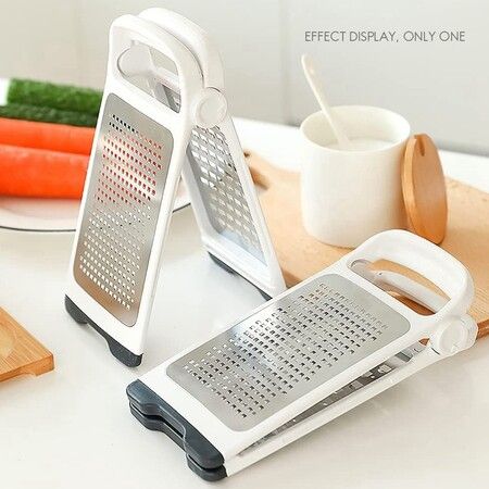 Foldable Cheese Graters, Detachable Handheld 2 Sided Ginger Shredder