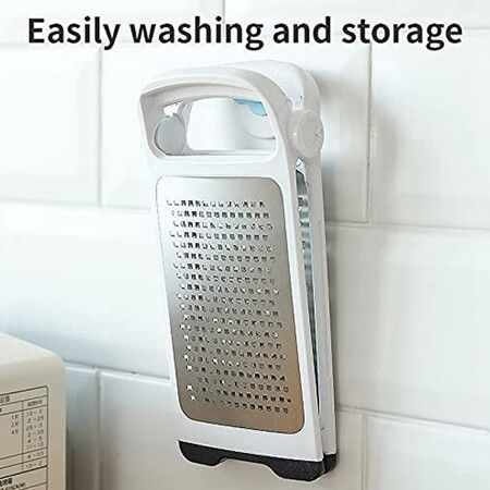 Foldable Cheese Graters, Detachable Handheld 2 Sided Ginger Shredder