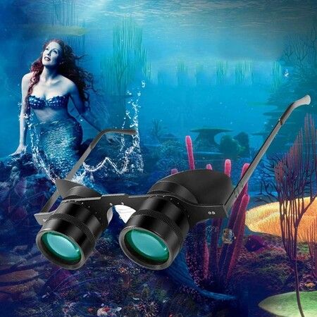 Professional Hands Free Binocular Glasses for Fishing, Theatre, Visits Green Film Optics