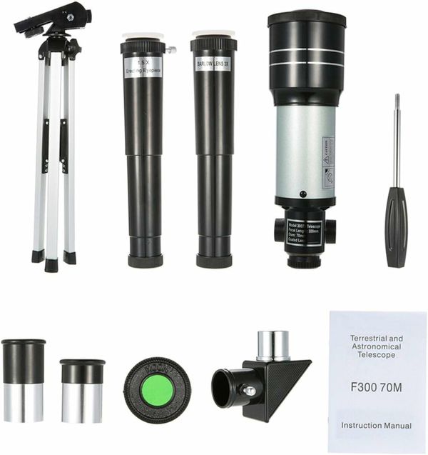 Professional Outdoor HD Monocular 150x Refraction Astronomical Space Telescope