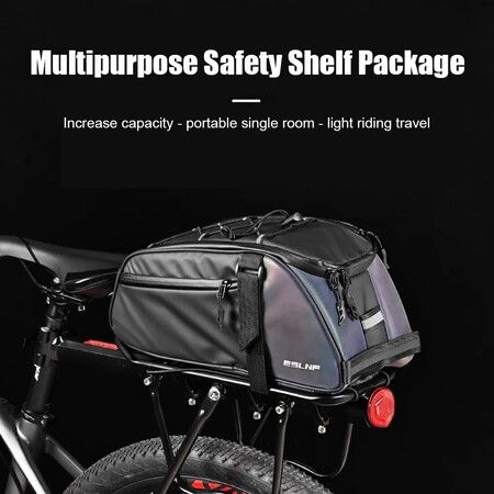 Riding Bike Rear Seat Bag, Bicycle Luggage Carrier Rack, Mountain Cycling Tail Bags, Waterproof Travel Tail Bags, Bicycle Accessories