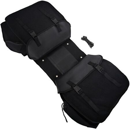 Double Side Track Bicycle Rear Trunk Bag, Mountain Road Bicycle Tail Seat Pannier Pack, Luggage Compartment, Cycling