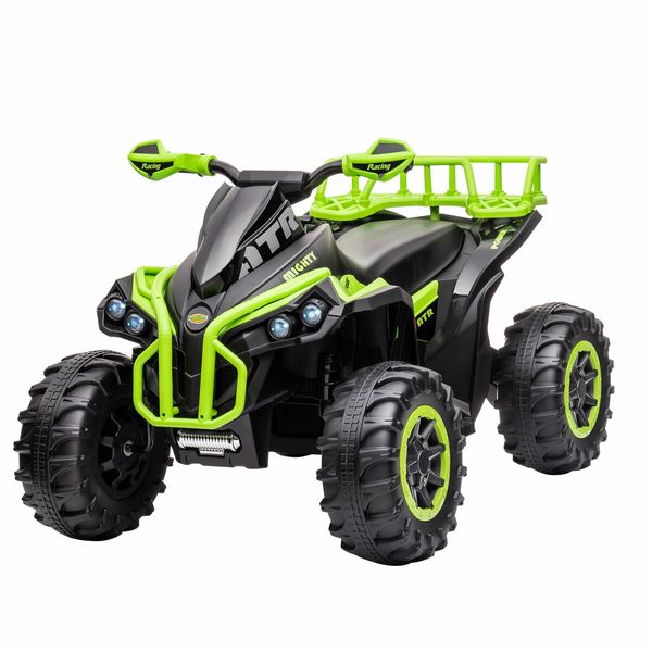 Electric Ride On Car Kids Vehicle Toy ATV Quad Bike 4 Wheeler 12V Motorised Rechargeable Battery MP3 USB LED Childrens