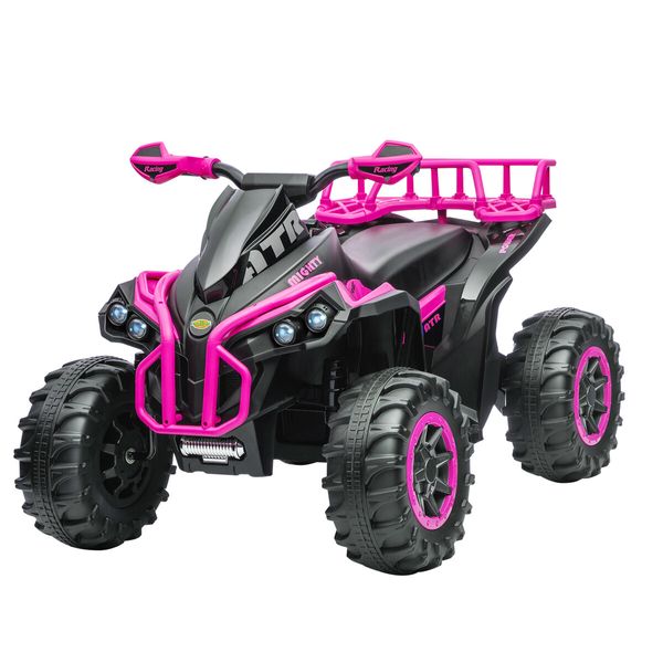 Kids Electric ATV Ride On Car Quad Bike 12V Vehicle Toy 4 Wheeler Motorised Rechargeable Battery MP3 USB LED Children